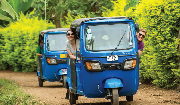 Mto wa Mbu in a Tuktuk